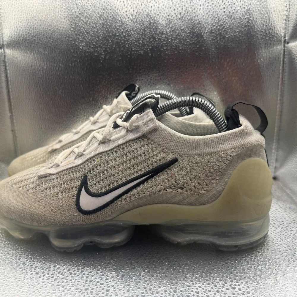 Size 8 Nike Air VaporMax 2021 FK Monochrome White Black Mens Shoes DH4084-100‎